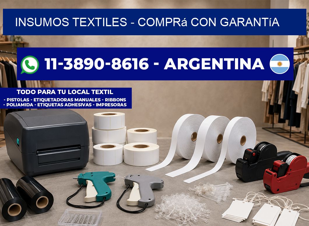 INSUMOS TEXTILES - Comprá con garantía