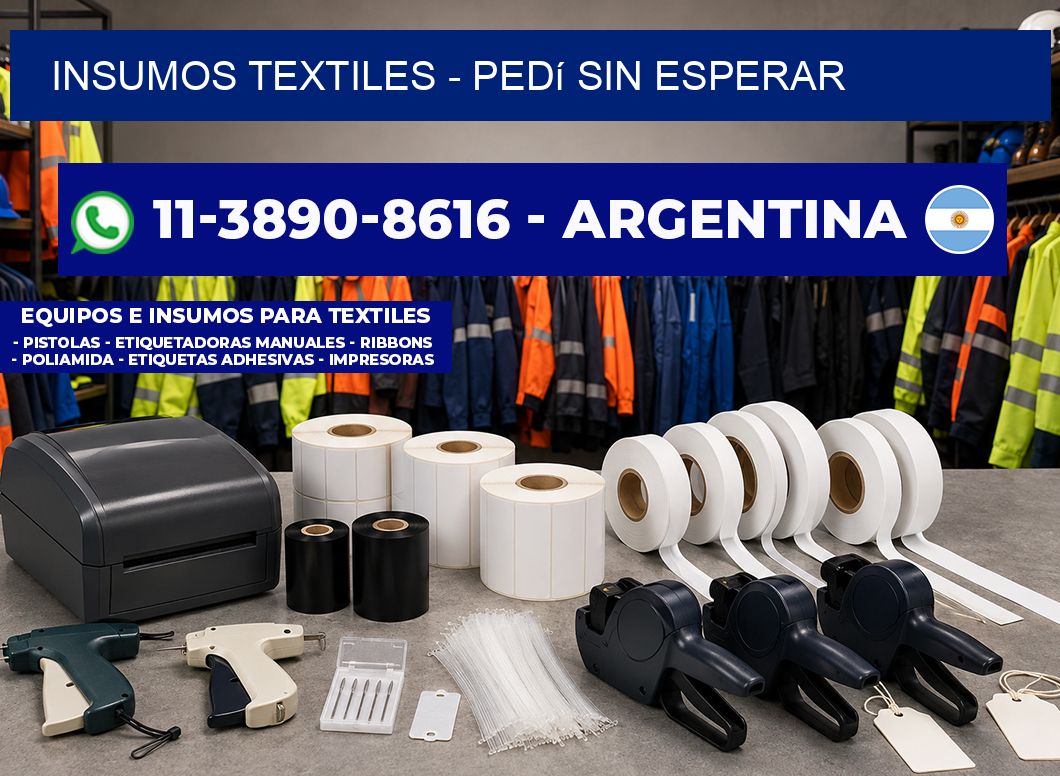 INSUMOS TEXTILES - Pedí sin esperar