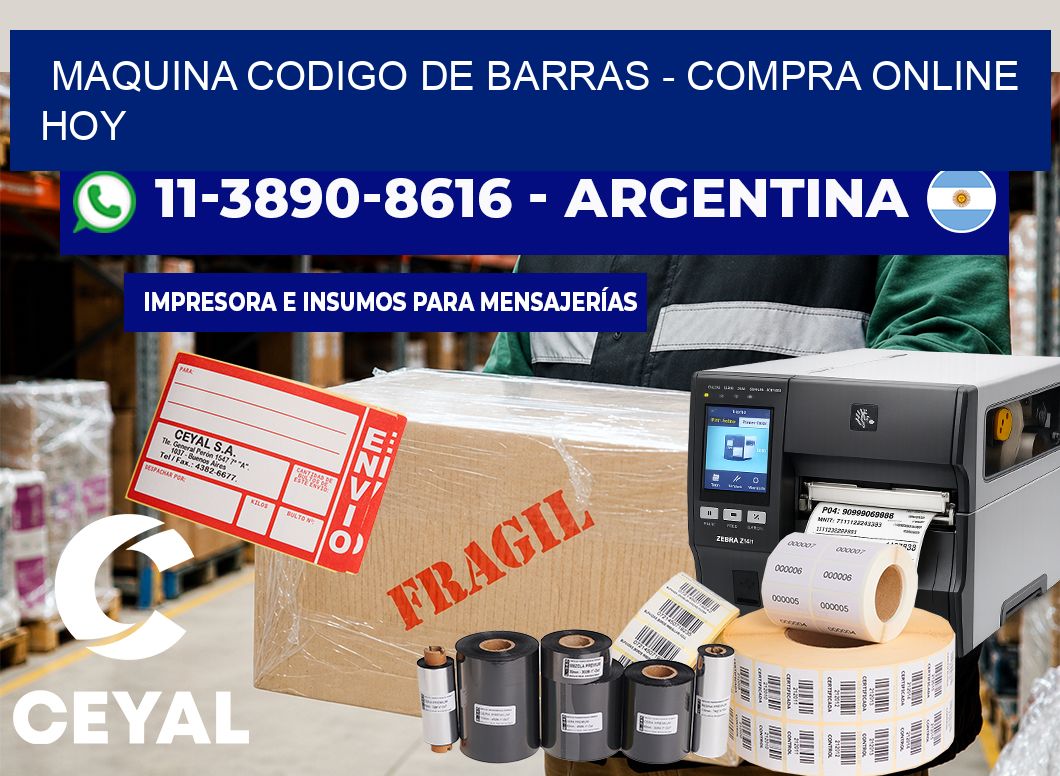 MAQUINA CODIGO DE BARRAS – Compra online hoy