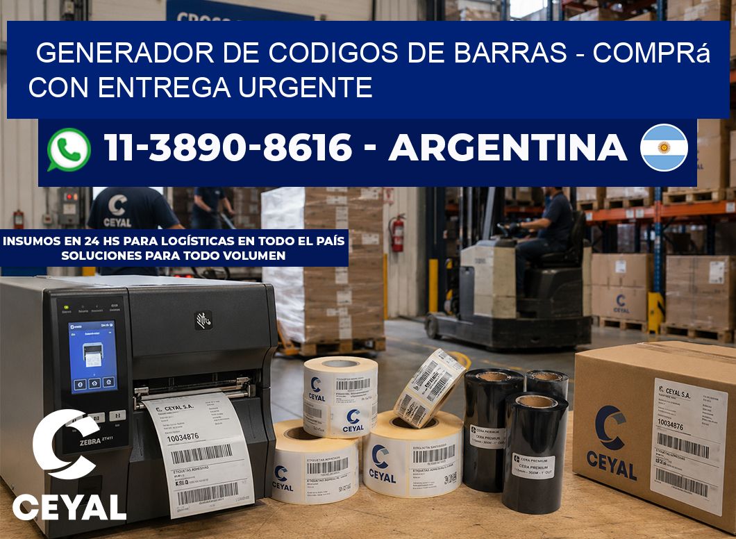 generador de codigos de barras - Comprá con entrega urgente
