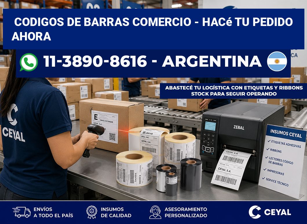 Codigos de barras comercio – Hacé tu pedido ahora