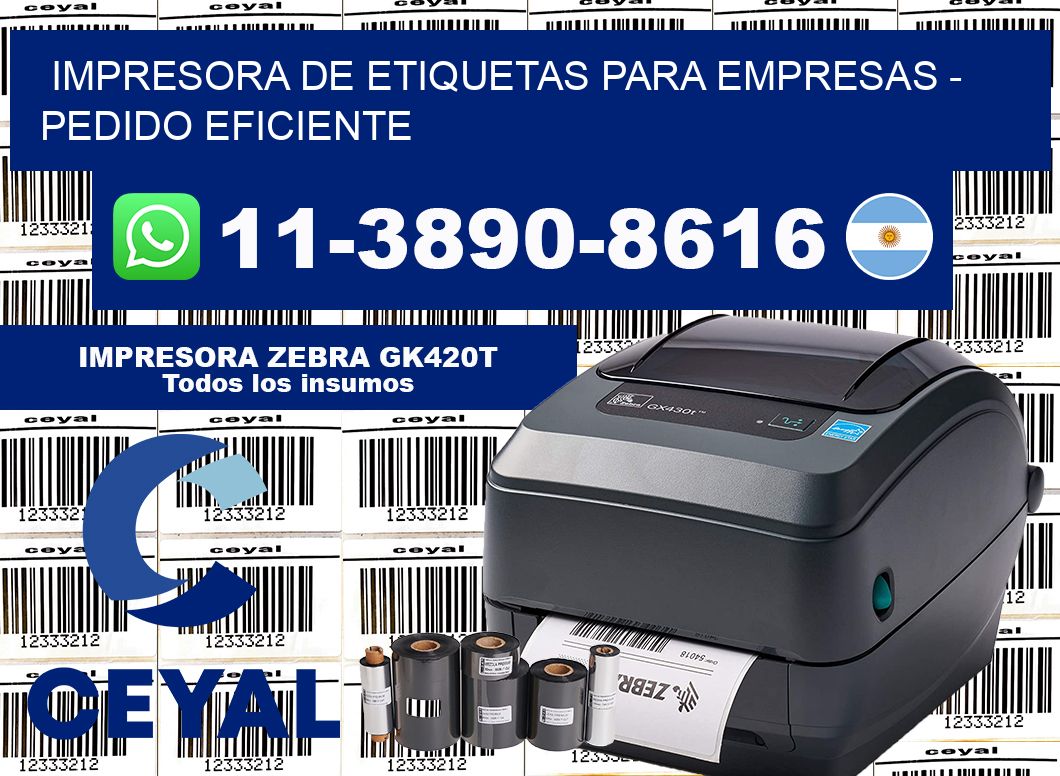 IMPRESORA DE ETIQUETAS PARA EMPRESAS – Pedido eficiente