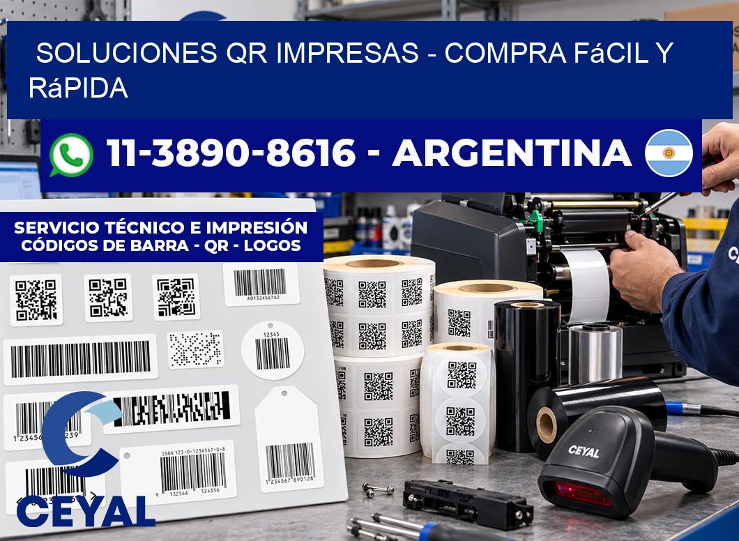 Soluciones QR Impresas - Compra fácil y rápida