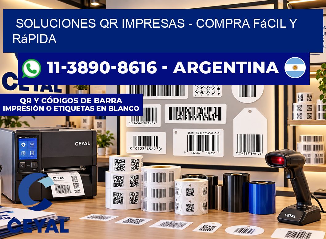Soluciones QR Impresas – Compra fácil y rápida