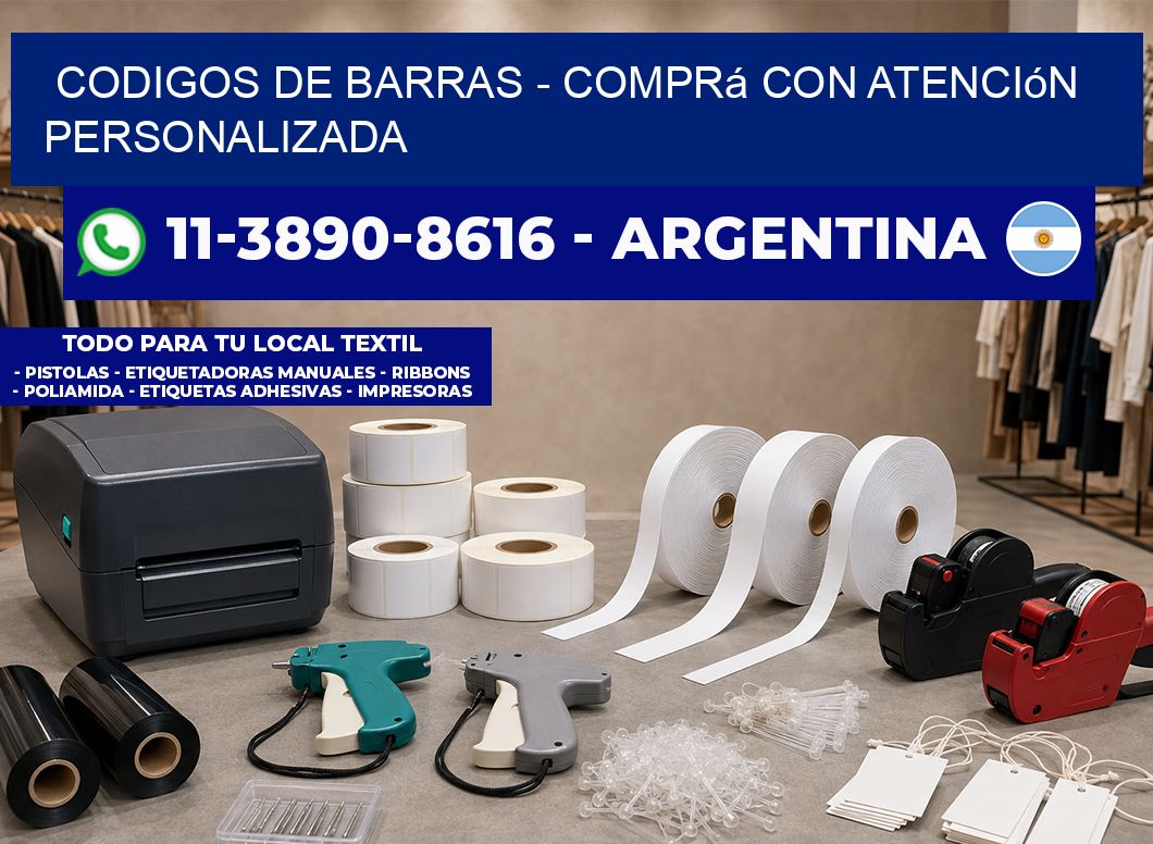 codigos de barras - Comprá con atención personalizada