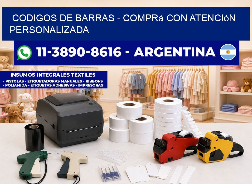 codigos de barras - Comprá con atención personalizada