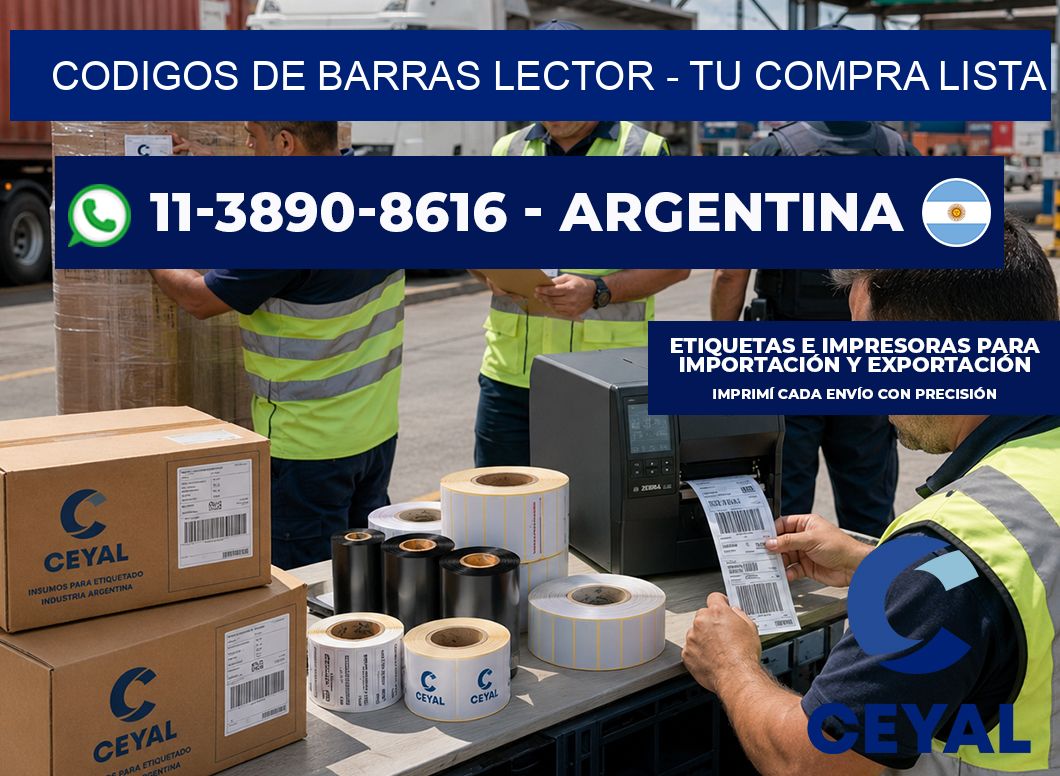 codigos de barras lector - Tu compra lista