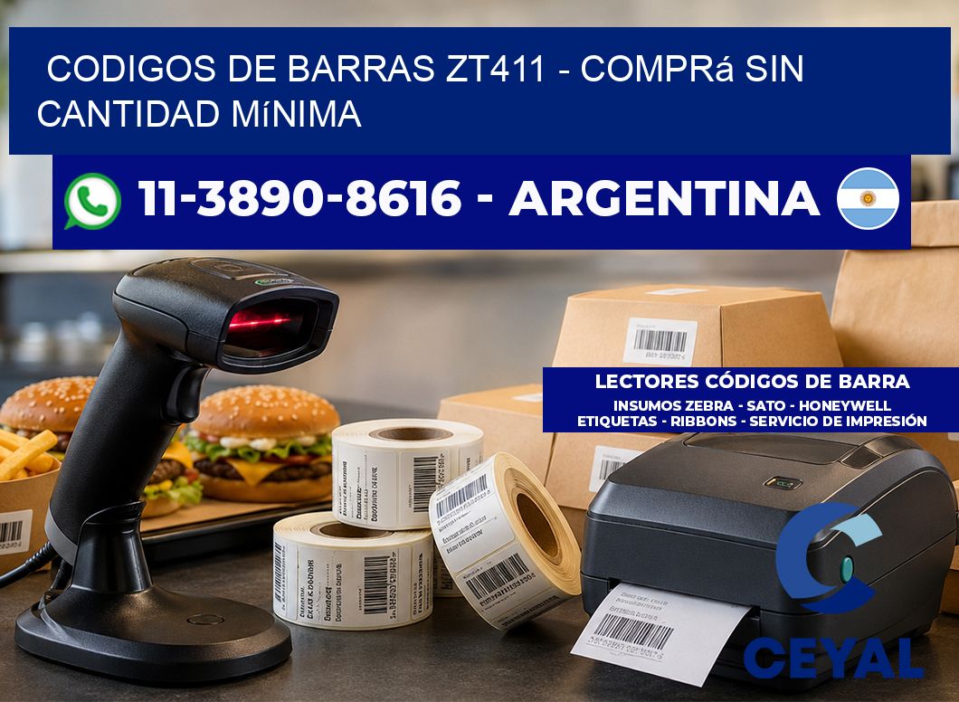 codigos de barras zt411 - Comprá sin cantidad mínima