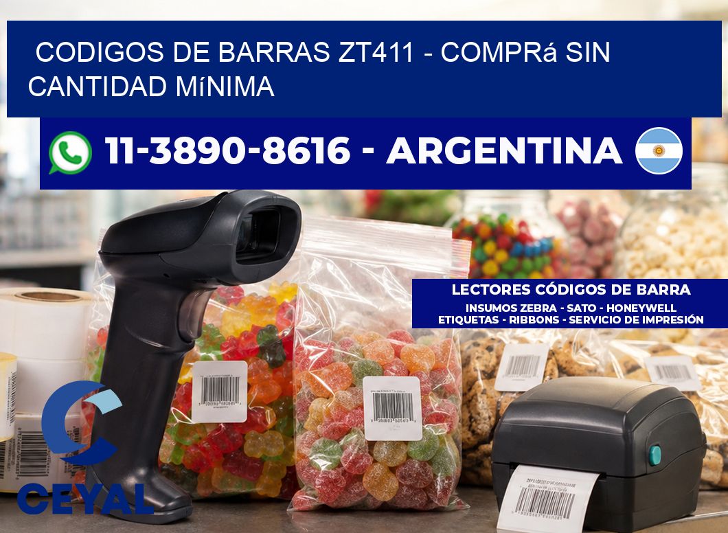 codigos de barras zt411 – Comprá sin cantidad mínima