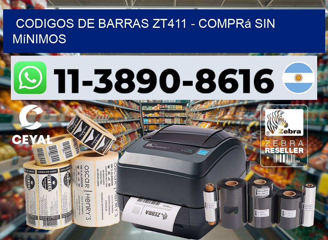 codigos de barras zt411 - Comprá sin mínimos