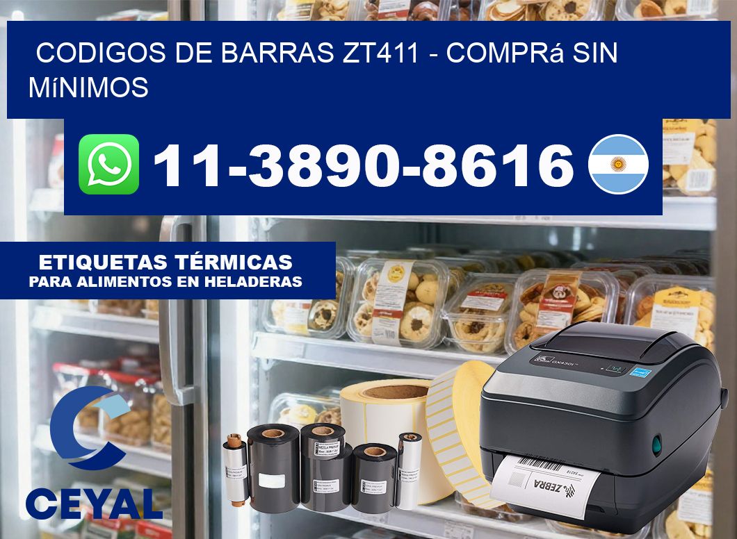 codigos de barras zt411 – Comprá sin mínimos