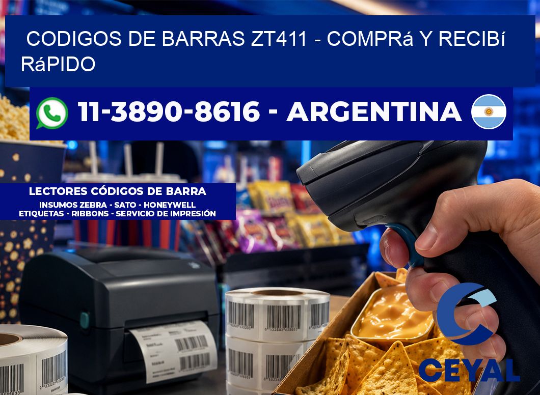 codigos de barras zt411 - Comprá y recibí rápido
