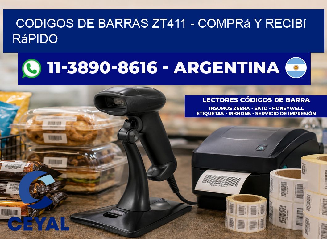 codigos de barras zt411 – Comprá y recibí rápido