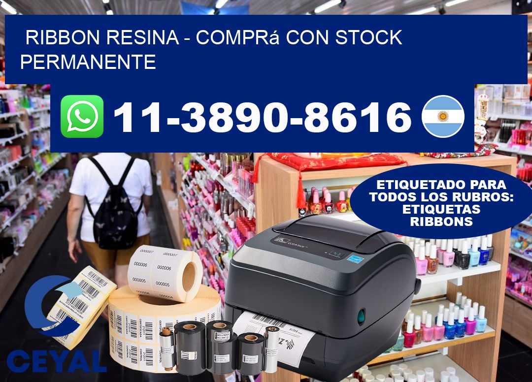 ribbon resina - Comprá con stock permanente