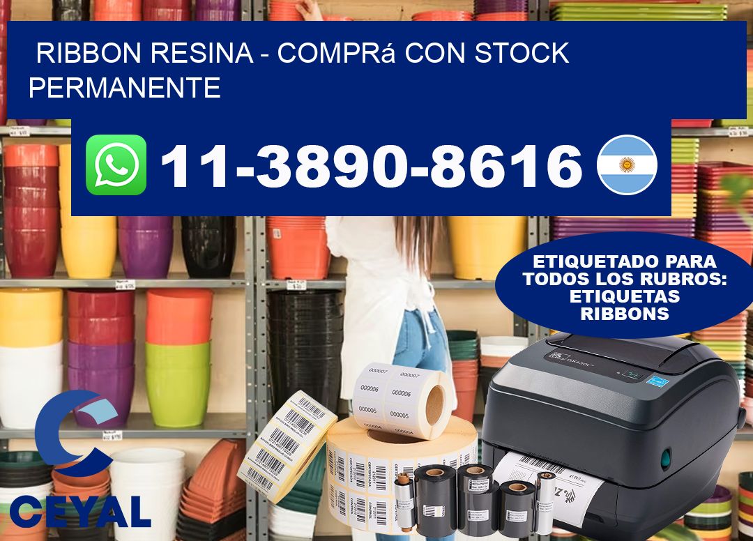 ribbon resina - Comprá con stock permanente