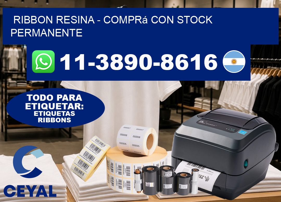 ribbon resina - Comprá con stock permanente