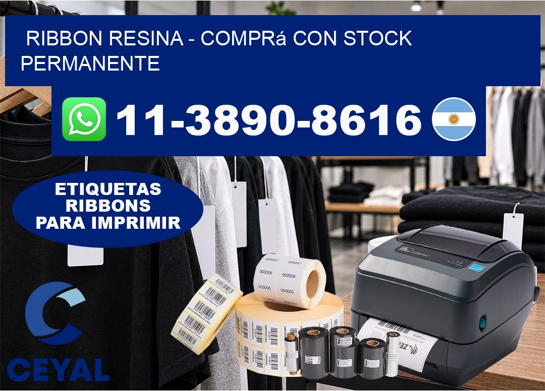 ribbon resina – Comprá con stock permanente